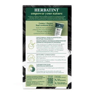 Farba do włosów Herbatint • trwała • 2N BRĄZOWY • seria NATURALNA - 8