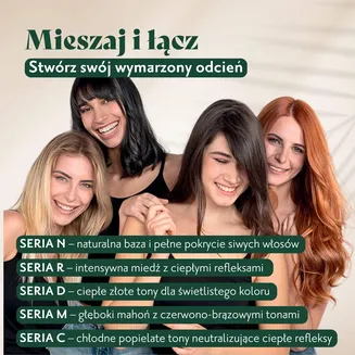 Farba do włosów Herbatint • trwała • 4C POPIELATY KASZTAN • seria POPIELATA - 5