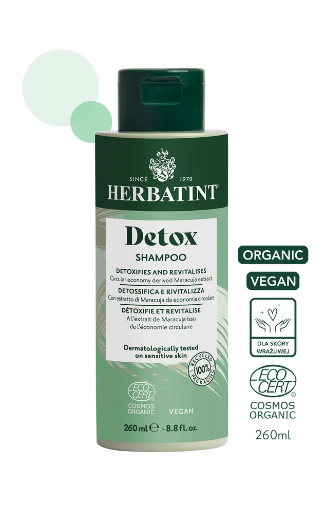 Szampon oczyszczający DETOX HERBATINT BIO 260ml