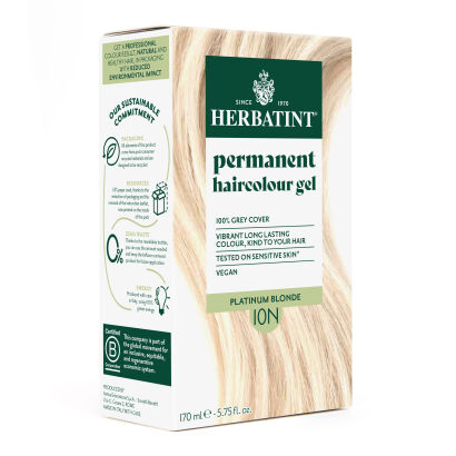 Farba do włosów Herbatint • trwała • 10N PLATYNOWY BLOND • seria NATURALNA