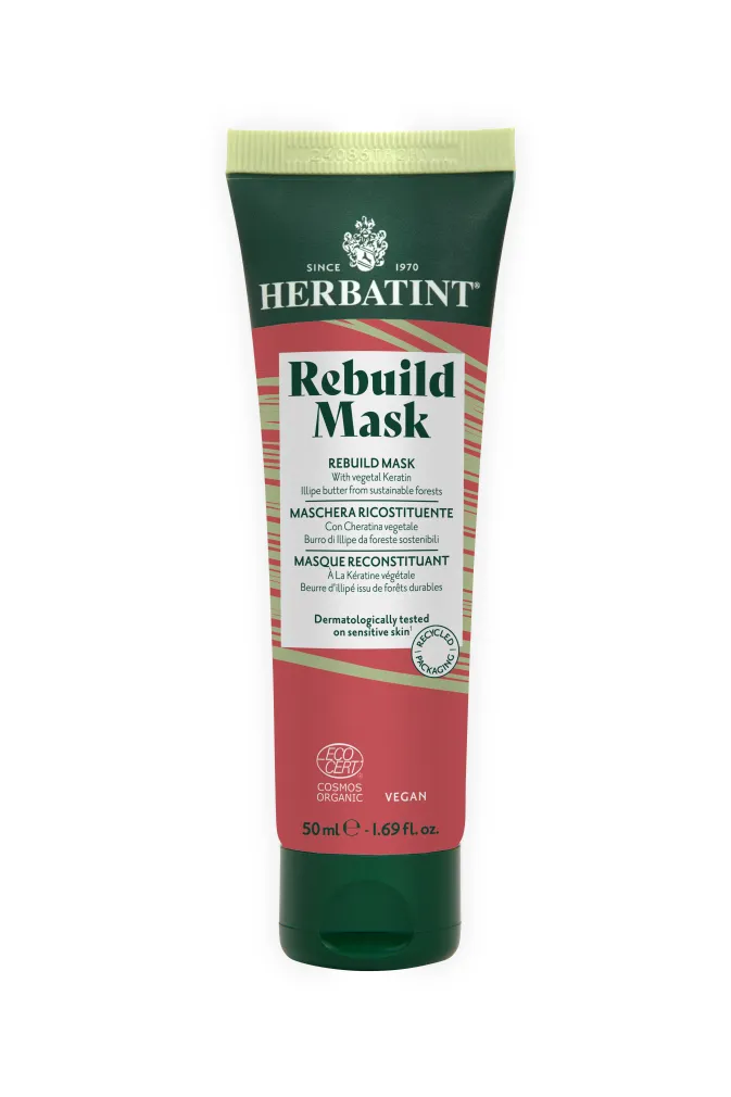 Mini Maska odbudowująca REBUILD HERBATINT BIO Travel Size 50ml