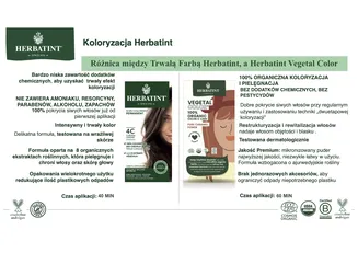 Farba do Włosów Herbatint Vegetal Color 100% Organic Pure Caramel Power -  Czysty Karmel - 5