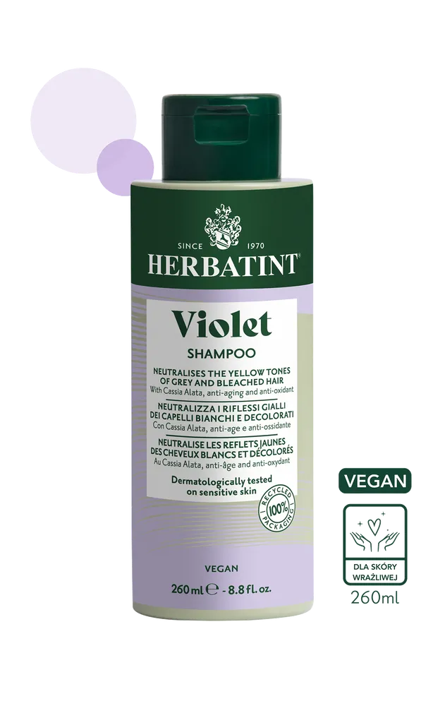 Szampon fioletowy VIOLET HERBATINT 260ml