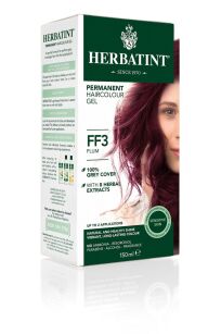 Farba do włosów Herbatint • trwała • FF3 ŚLIWKOWY • seria MODNY BŁYSK